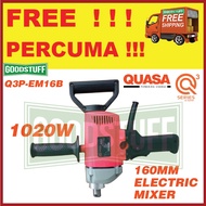 QUASA 1020W PAINT STIRRER C/W PADDLE Q3P-EM16B 3+3 MONTH WARRANTY