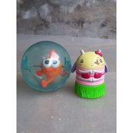 Toy figure set Mercari+shark Baby shark Pingfong Aquarium