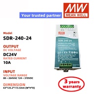MEAN WELL SDR-240-24 DC24V 10A SDR-240-48 DC48V 5A Switching Power Supply Meanwell DC power