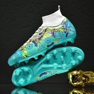 Future Planet Football Boots Men Nemal Football Boots Student Adult AG Spike Waterproof Training Sho