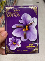 หญ้าฝรั่น ออร์แกนิค แคชเมียรี แชฟฟรอน 150mg Organic Kashmiri Saffron Connoisseur Brand Product of In