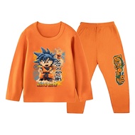 Baju Tidur Piyama Gambar Dragon Ball Stelan Panjang Anak Laki Laki Usia 1-10thun KS-680