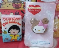 Hello Kitty 全新正版 Sanrio 50th 50周年 日版 2010年 公仔裝飾 吊飾 電線夾 earphone cable clip decoration