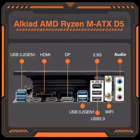 BitPC M-ATX Motherboard Ryzen 9 7845HX / 7940HX / 7945HX / 8945HX DIY Motherboard 2*DDR5 2*M.2 NVME 