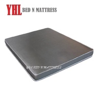 YHL 4 / 6 / 8 Inch Black Fabric Foam Mattress (Available In Single / Super Single / Queen / King) ma