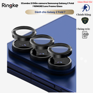 Dán cường lực camera RINGKE Lens Frame Glass cho Samsung Galaxy Z Fold 7/ Z Fold 6 kèm khung trợ dán