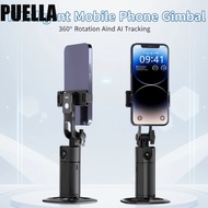 PUELLA Auto Tracking Gimbal, 360° Rotating Intelligent Smartphone Gimbal Stabilizer, Smart Auto Face