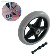 [amlesoMY] Durable Wheelchair Front Castor Wheels Replacement Part Tool Accessories Heavy Duty Smooth Rollato