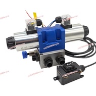 Hydraulic cylinder control valve, hydraulic solenoid valve, distributor cylinder, hydraulic motor, e