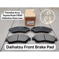 100% ORIGINAL DAIHATSU PERODUA ARUZ TOYOTA RUSH F850 GRAND MAX FRONT DISC BRAKE PAD 04465–YZ200 0446