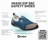 DELTA PLUS Miami S1P 2025 Safety Shoes Protective Shoe PPE