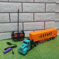 RC truk kontainer ( alat berat trailer truck remote control )