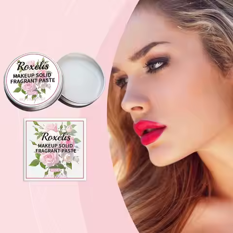 ROXELIS Rose Paste Body Balm Solid Balm Sets Solid Perfume Portable Pocket Balm Perfume Perfect for 