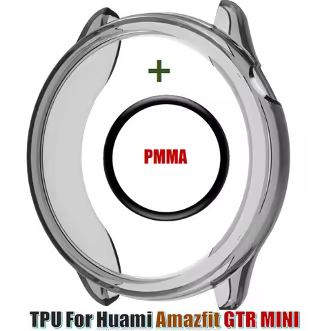 TPU Watch Frame Bezel for Huami Amazfit GTR MINI Band Smart Bracelet Glass film PMMA Screen for Amaz