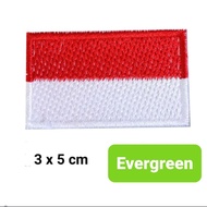 PUTIH MERAH Red and White Flag Bet 3x5 cm