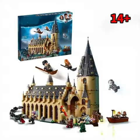 Collectible Building Kit Disney New Arrival 75954 Hogwarts Great Hall Castle Detailed Replica Home D