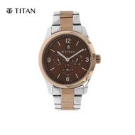 Titan Brown Dial Analog Men's Watch 9493KM01