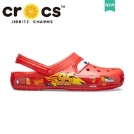 Crocs MCQUEEN ADULT CLOG Lightning MCQUEEN Hole Shoes Cartoon Beach Shoes Anti-slip