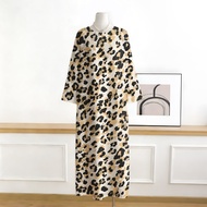 Kaftan Kejururawatan, Farhah, Saiz Bebas, Zip Halimunan Not See-Through Premium Korean Crepe Soft & 
