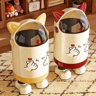 Creative Bedroom Paper Basket High-value Kitchen Bathroom Household Trash Can Clamshell Large-capaci