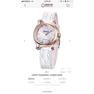 Latest Color Matching Pink Tender Girl Heart Chopin CHOPARD Happy Diamond Series Watch Original Mold