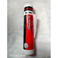 Xtraseal SA-107 All Purpose RTV Acetic Silicone Sealant Black / Gam Silicon