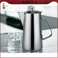 [kokiya] Stainless Steel Double Walled Vacuum Insulated Water , Metal Teapot Teakettles Camping Wate