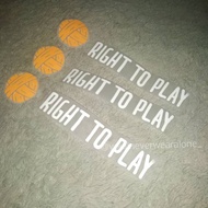 Right To Play Sponsor Patch For Liverpool Jersey 2019-2020