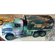 6X6 Military Truck w/ canopy, All Full Metal for DISPLAY AND COLLECTION
