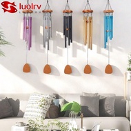 LUOLRV Aluminum Wind Chimes, Zen Atmosphere 26/32/37 Inch Metal Tubes Windchime, Large Aluminum 6 Ro