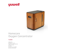 เครื่องผลิตออกซิเจน yuwell Oxygen Concentrator รุ่นYu500 ขนาด 1-5ลิตร หัวออกซิเจนเครื่องสูดดม ออกซิเจนในครัวเรือน