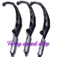 Standard racing exhaust Ahau Satria 120 2-stroke Satria shark Original Ahau Satria shark Satria 120 