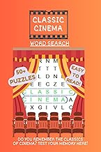 Classic Cinema Word Search Puzzle Book: Word Searches with Easy to Read Print about Classic Movies, 