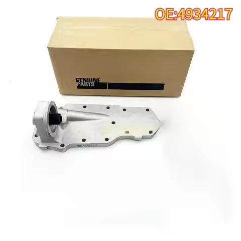 High quality New For 4934217 Oliefilter Ondersteuning Hoofd Koeler Cover Voor 4BT 6BT 5.9 12V 391895