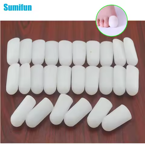 8Pcs Women Silicone Gel Tube Finger Toe Protectors Blister Protect Foot Feet Pain Relief Feet Care F