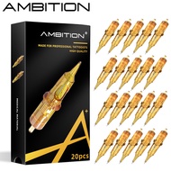 Ambition Glory RL/RM/RS  20pcs Tattoo Cartridge Round Liner Shader Curved Magnum Tattoo Needle 1RL 3
