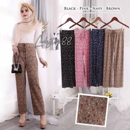 CELANA KULOT PLISKET LIDI PREMIUM/KULOT MOTIF BUNGA MIX