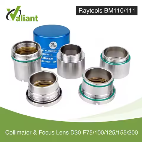 Raytools BM111 Laser Collimating & Focusing Lens D30 F75/100/125/155 with Lens Holder For BM110 BM11