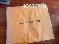 二手 LV LOUIS VUITTON 路易威登 新款 大 中 小 包包紙袋 紙袋 禮物袋 提袋 購物袋40*34*16