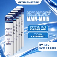 Durex KY Jelly Personal Lubricant 50g x 5pcs - Pelumas Pria dan Wanita