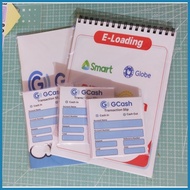 ✘ ㄨ ✴ E-load/ Gcash Transaction Record Spring Notebook
