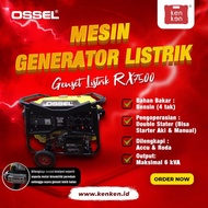 Genset Listrik 5000 watt Ossel Generator Listrik 5000 Watt Genset