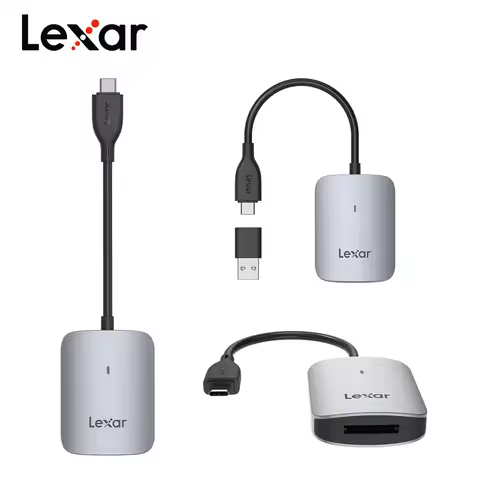 Lexar CFexpress Memory Card Reader Type-A CF Card Reader with USB 3.2 Type-C and Type-A interface Ma