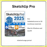 [Ban Tron Doi] SketchUp Pro2025 Hybrid V-Ray7Enscape4Phen BanMoi Nhat for Windows and macOS