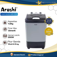 Arashi Mesin Cuci Mini Portable 4.5 Kg Arashi AWM 451A - GARANSI RESMI
