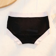High-Waisted Black & White Underwear with Gun Graphic and "Godspeed You Black Emperor" Text - For Wo