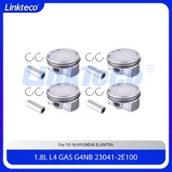 Engine part Piston & piston rings set Fit 1.8 L T L4 GAS G4NB For 10-16 1.8L HYUNDAI ELANTRA V Coupe