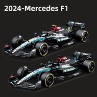 Bburago 1:43 Mercedes-AMG F1 W15 E Performance 2024 Model Miniatur Kereta Aloi Diecast 44 #   Lewis 