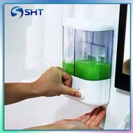 (สินค้าส่งจากไทย) ที่ใส่สบู่เหลว Wall soap dispenser ที่จ่ายสบู่ขวดเจลทำความสะอาดมือ ติดผนัง  แบบคู่