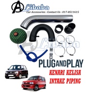 Kenari Kelisa Open Pod Air filter Air Intake piping Ram Kit Set